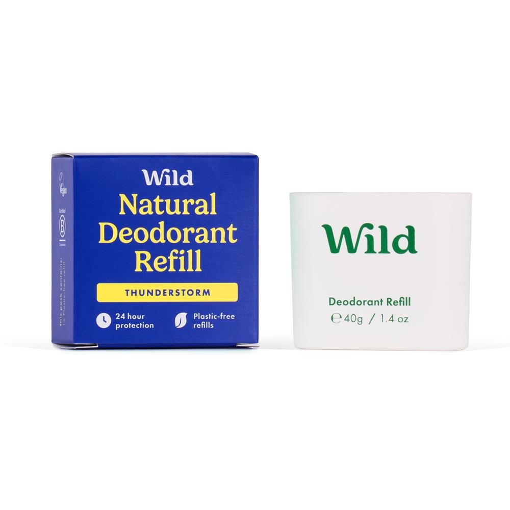 Wild Men's Thunderstorm Deo Refill 40g - Greenlands Health Store