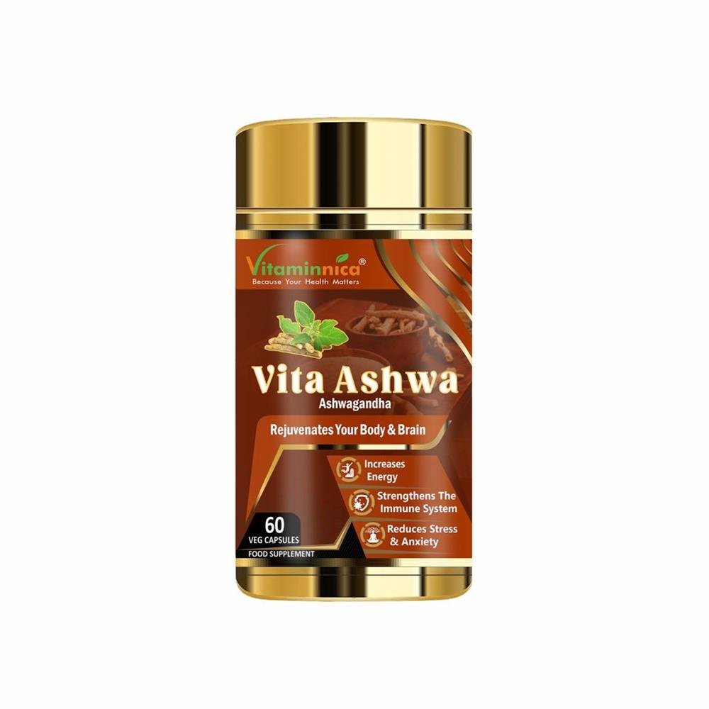Vitaminnica Vita Ashwa - Ashwagandha 500mg 60 capsules - Greenlands Health Store