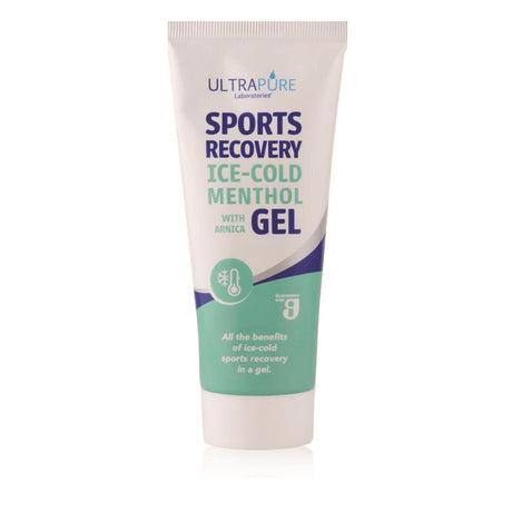 Ultrapure Sports Recovery Ice - Cold with Arnica Menthol Gel 100ml - Greenlands Health Store