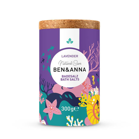 Ben & Anna Lavender Bath Salts 300g - Greenlands Health Store