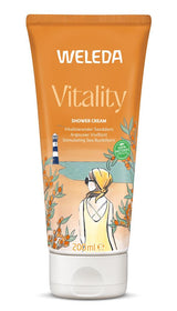 Vitality Shower Cream Sea Buckthorn 200ml - Greenlands Health Store