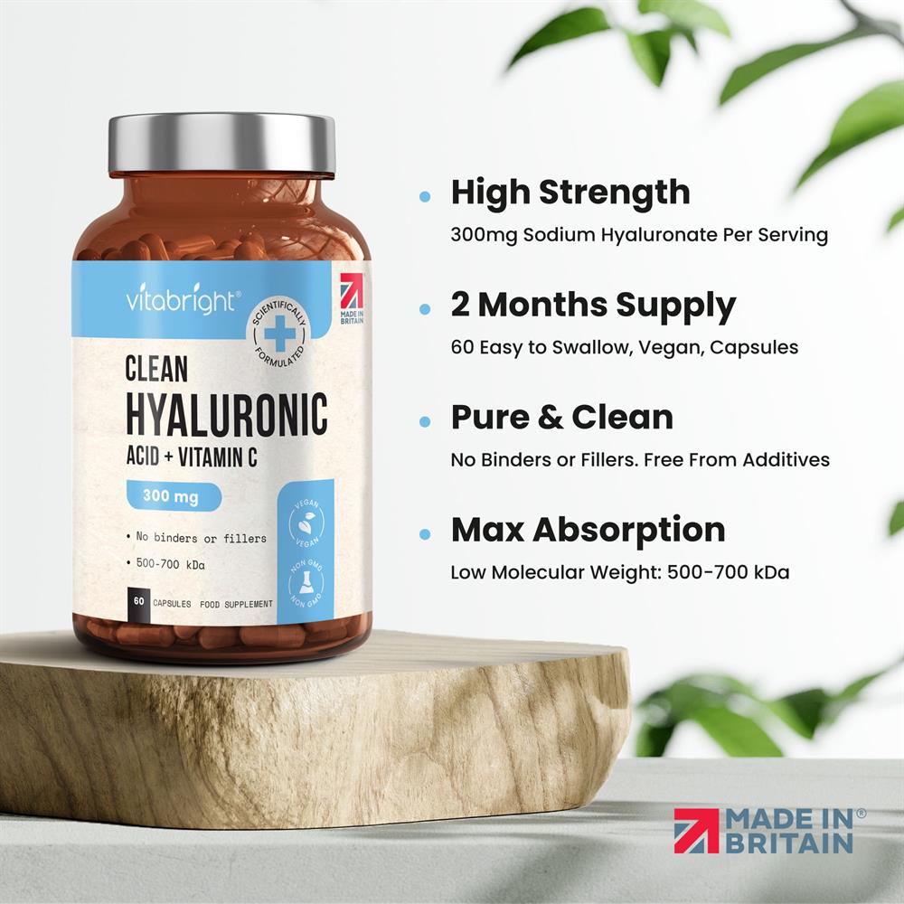 Hyaluronic Acid Capsules - 300mg - Greenlands Health Store