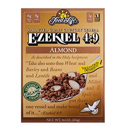 Ezekiel Sprouted Whole Grain Cereal Almond 454g - Greenlands Health Store