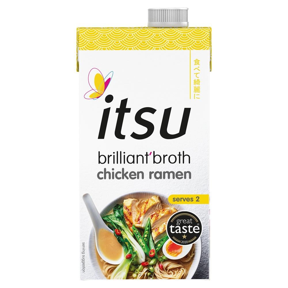itsu Chicken Ramen Brilliant Broth 500ml - Greenlands Health Store
