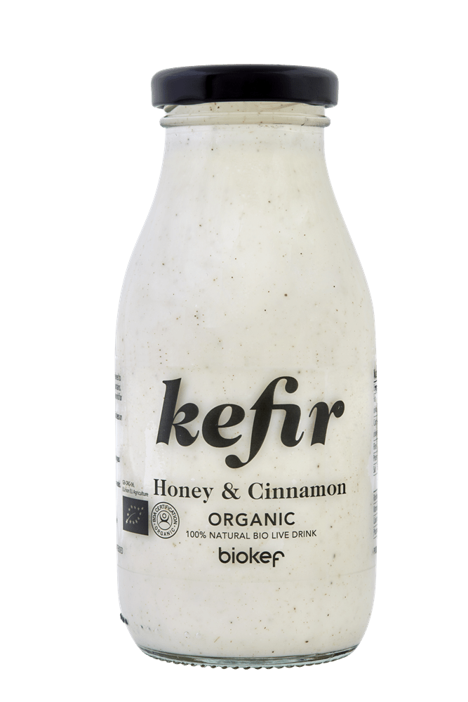 Organic Honey & Cinnamon Kefir 250ml - Greenlands Health Store