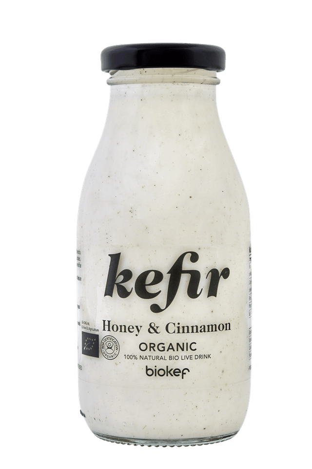 Organic Honey & Cinnamon Kefir 250ml - Greenlands Health Store