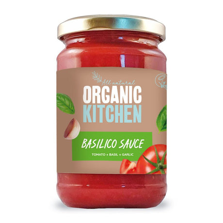 Organic Basilico Sauce 280g - Greenlands Health Store