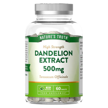 Dandelion Extract 500mg 60 Tablets - Greenlands Health Store