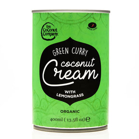 Organic Green Curry Coconut Cream - 400ml BPA - free Can 400ml - Greenlands Health Store