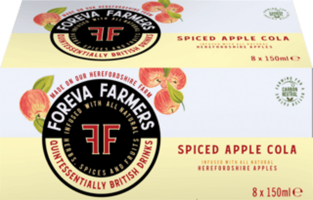 Foreva Farmers Spiced Apple Cola Multipack 8x150ml - Greenlands Health Store