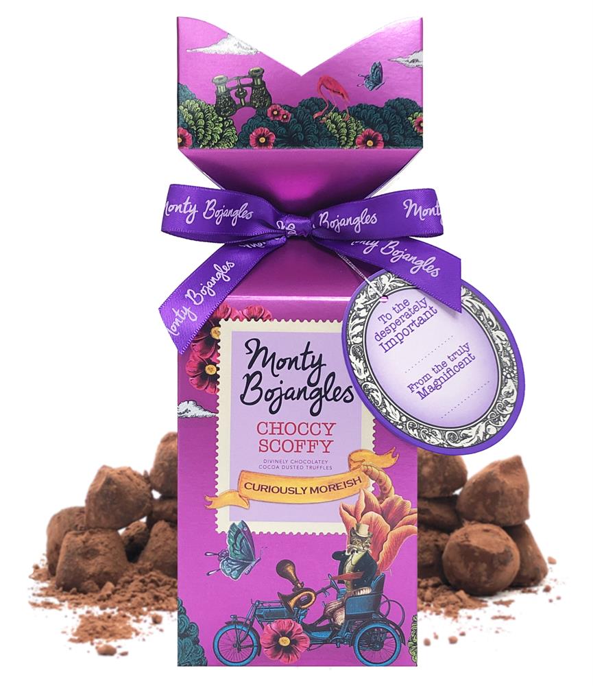 Choccy Scoffy Cocoa Dusted Truffles Tip Top Gift Box 150g - Greenlands Health Store