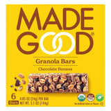 MadeGood Granola Bar Chocolate Banana 6 x 24g Multipack - Greenlands Health Store