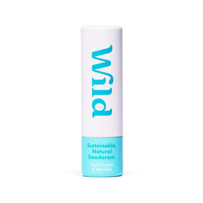 Wild Mini Fresh Cotton & Sea Salt Deo 16g - Greenlands Health Store