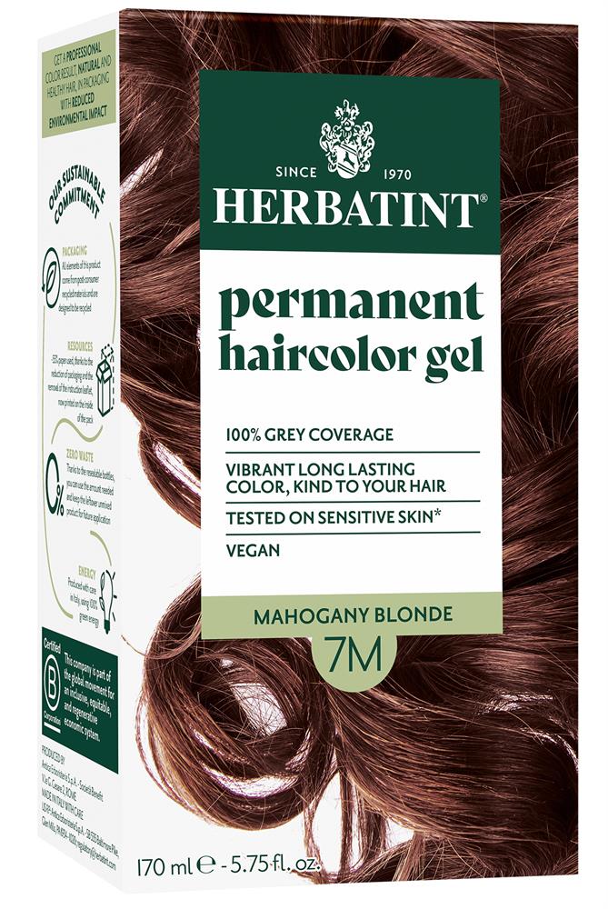 Mahogany Blonde Ammonia Free hair Colour 7M 170ml - Greenlands Health Store