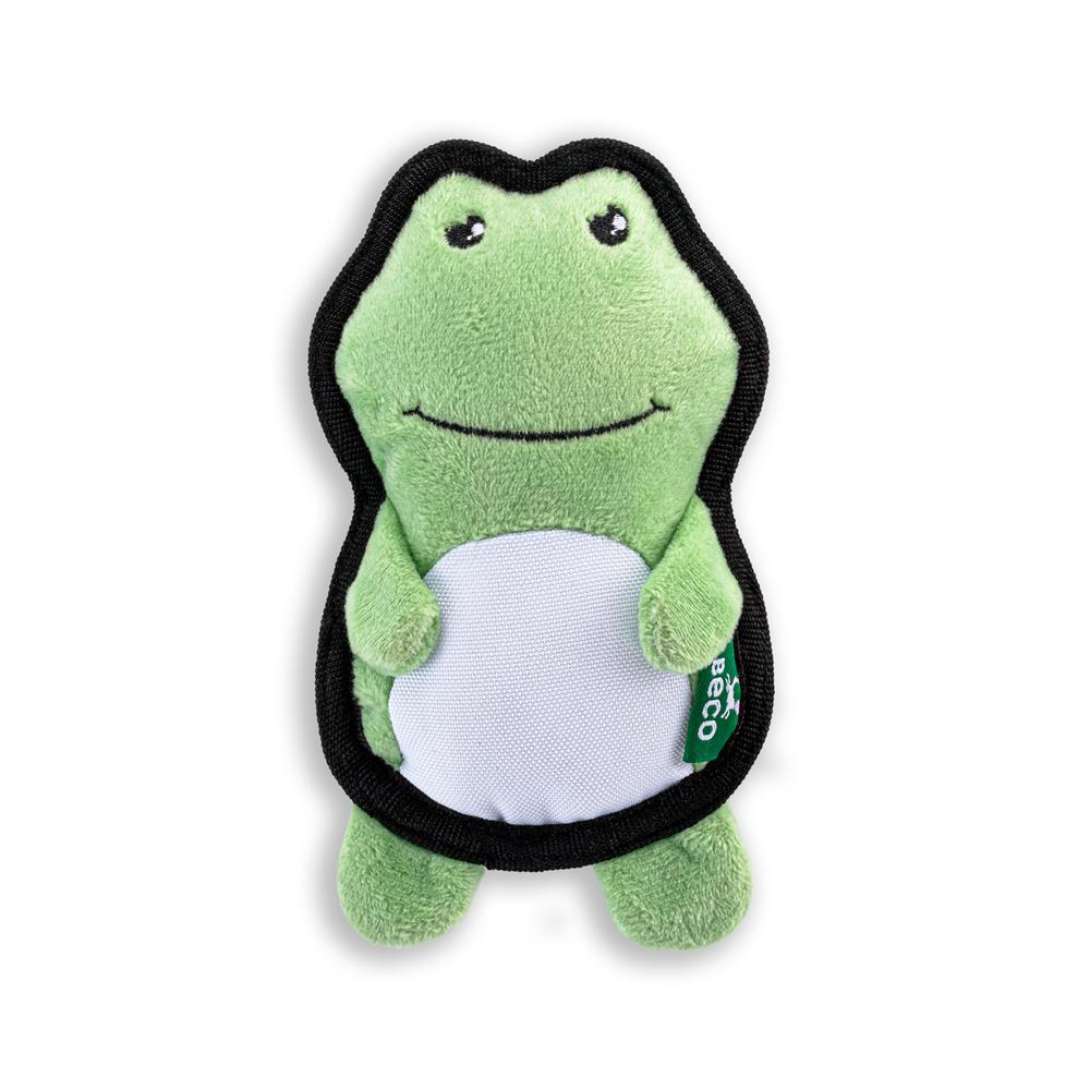 Plush Frog squeaky soft dog toy that's great for a snuggle. 1 toy - Greenlands Health Store