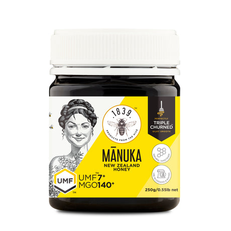 1839 UMF 7+ Manuka Honey 250g - Greenlands Health Store