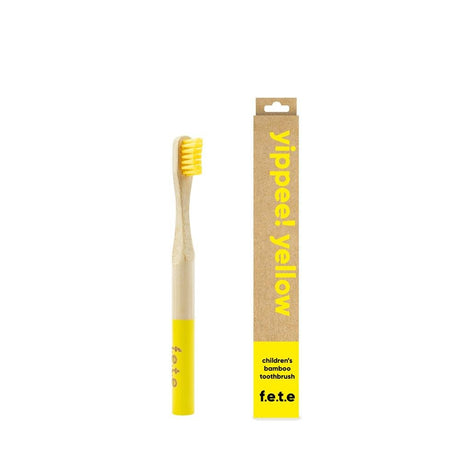 Bamboo Tooth Brush Yippee! Yellow Yellow Child 1 Unit - Greenlands Health Store