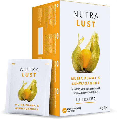 Nutra Lust Herbal Tea - 20 Tea Bags - Greenlands Health Store