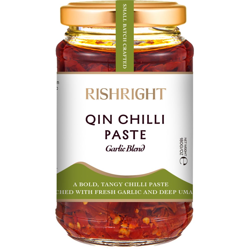 Rishright Garlic Blend Qin Chilli Paste 180g - Greenlands Health Store