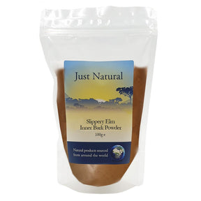 Slippery Elm Inner Bark Powder 100g - Greenlands Health Store