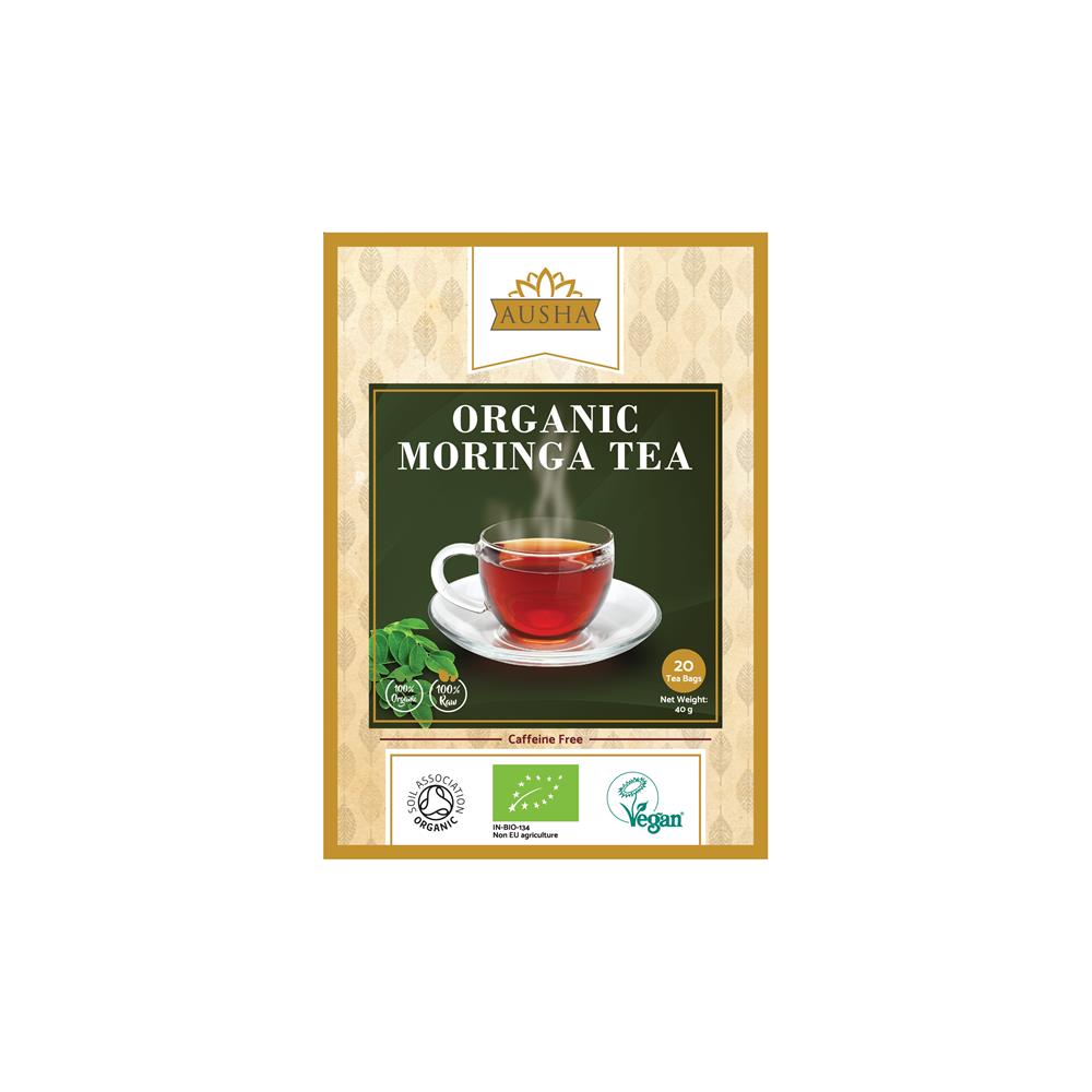 Organic Moringa Tea 20 Bags - Greenlands Health Store