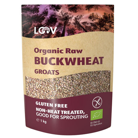Organic Raw Buckwheat Groats 1kg - Greenlands Health Store