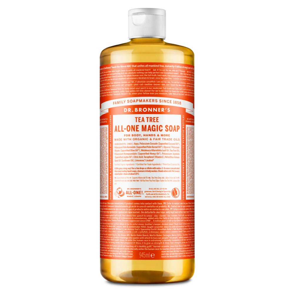 Organic Tea Tree All One Magic Castile Liquid Soap 945 ml - Greenlands Health Store