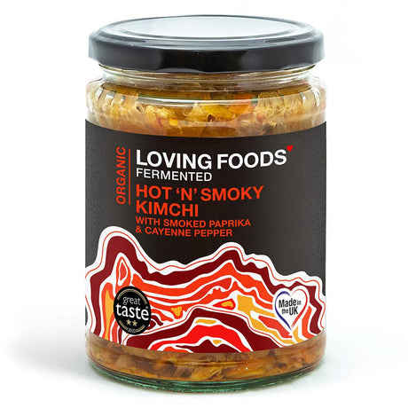 Organic Hot 'N' Smoky Kimchi 475g - Greenlands Health Store