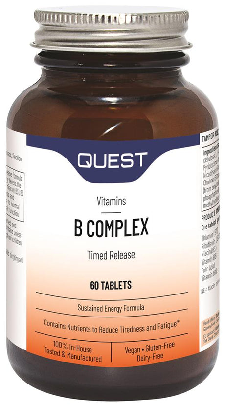B COMPLEX (TIMED RELEASE) 60 tabs - Greenlands Health Store