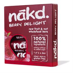 Nakd Berry Delight MP 4x35g - Greenlands Health Store