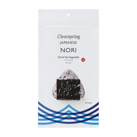 Japanese Nori Untoasted - 10 sheets - Greenlands Health Store