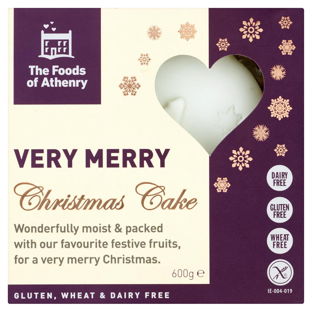 GF Iced Christmas Cake 600g - Greenlands Health Store