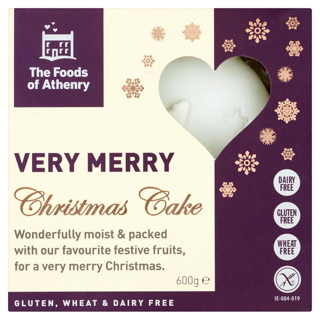 GF Iced Christmas Cake 600g - Greenlands Health Store