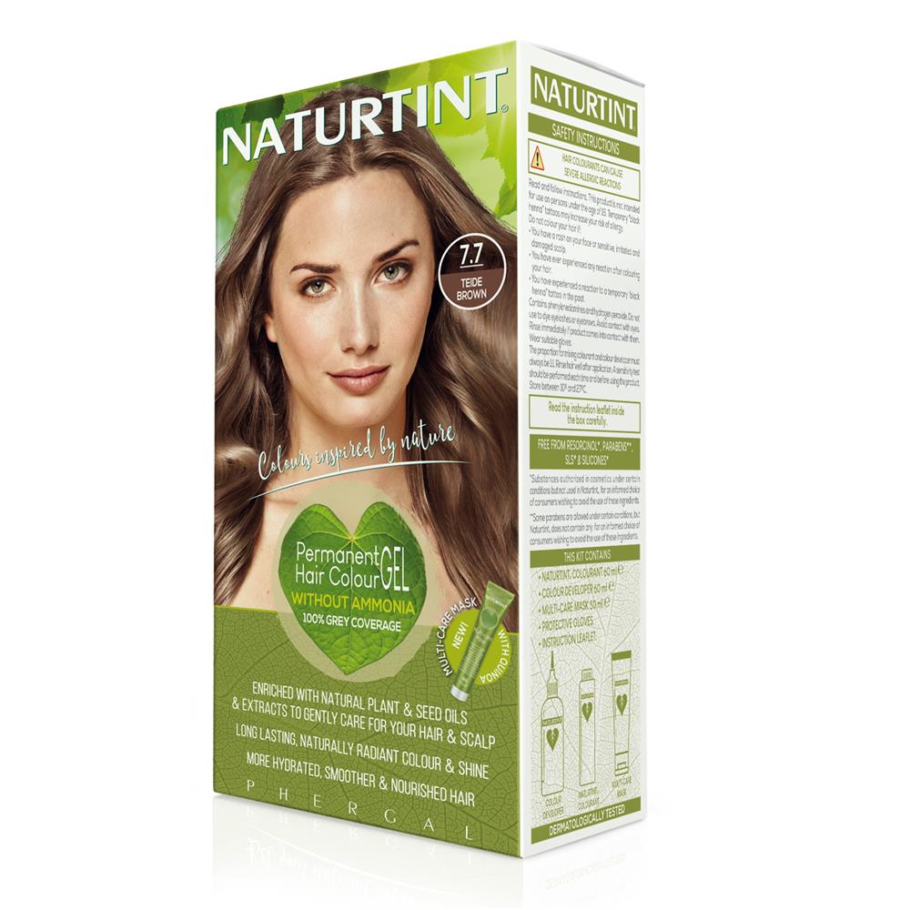 Permanent Hair Colourant Teide Brown 7.7 170ml - Greenlands Health Store