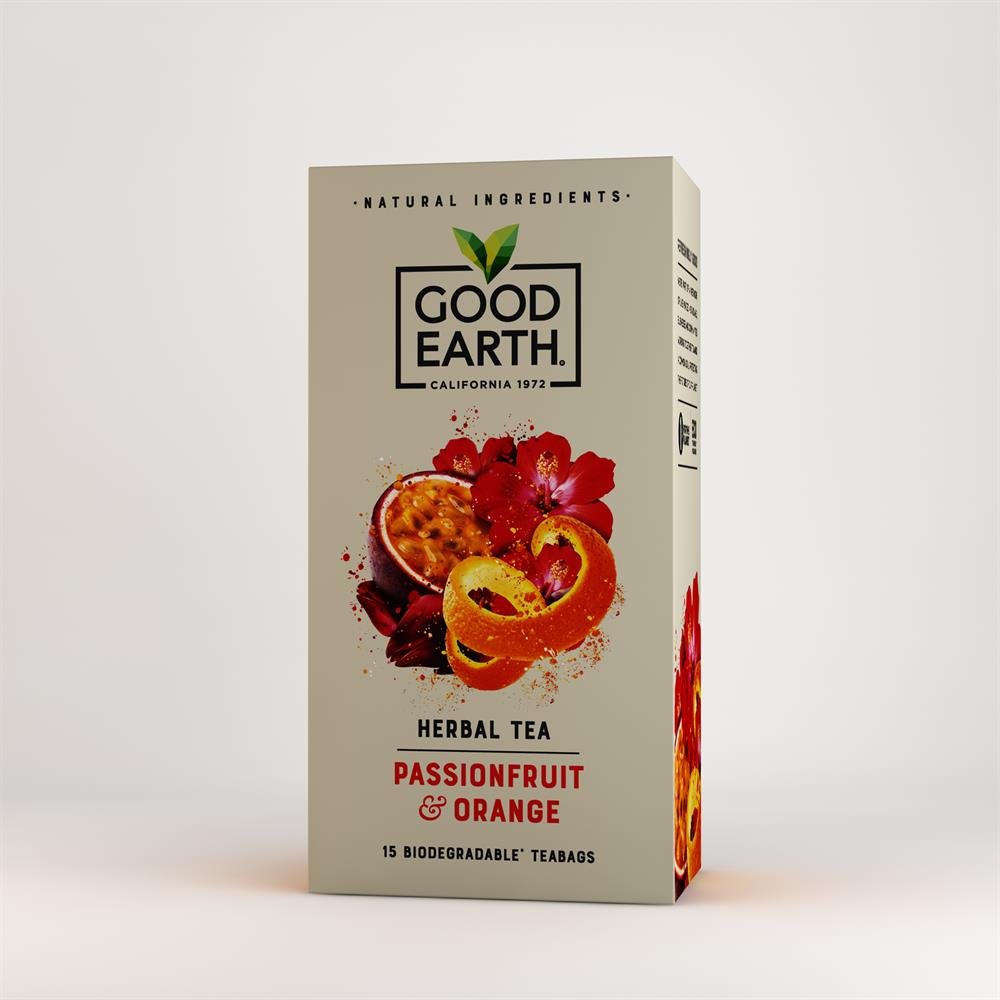 Good Earth Passionfruit and Organge 15 teabags - Greenlands Health Store