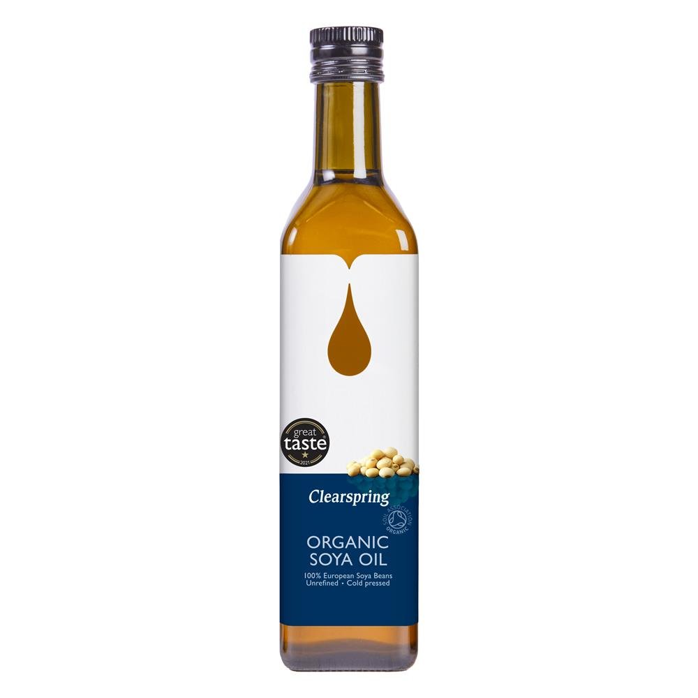 Organic Soya Oil 500ml - Greenlands Health Store