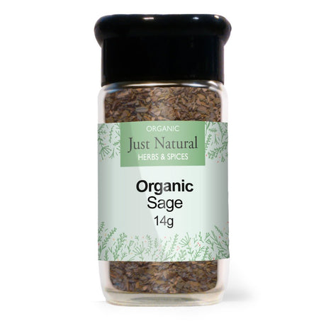 Organic Sage (Glass Jar) 14g - Greenlands Health Store