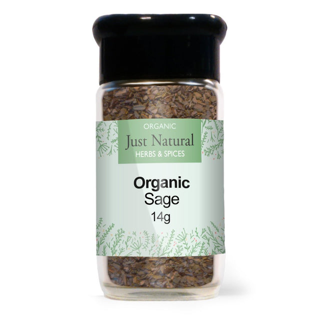 Organic Sage (Glass Jar) 14g - Greenlands Health Store