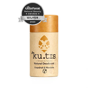 Plastic Free Natural Grapefruit & Mandarin Vegan Deodorant 55g - Greenlands Health Store