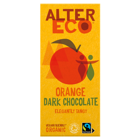AlterEco Organic Dark Chocolate with Orange 100g - Greenlands Health Store