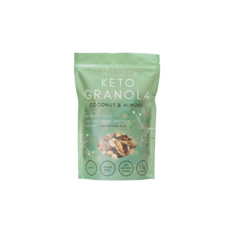 Coconut & Almond (Original Butter) Keto Granola 300g - Greenlands Health Store