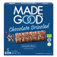 MadeGood Granola Bar Chocolate Drizzled Vanilla 5 x 24g Multipack - Greenlands Health Store