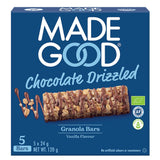 MadeGood Granola Bar Chocolate Drizzled Vanilla 5 x 24g Multipack - Greenlands Health Store