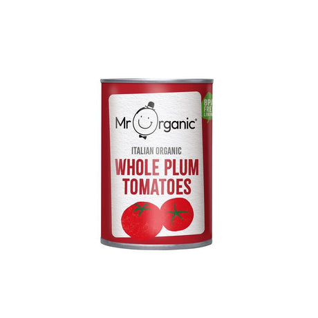 Mr Organic Whole Peeled Tomatoes 400g - Greenlands Health Store