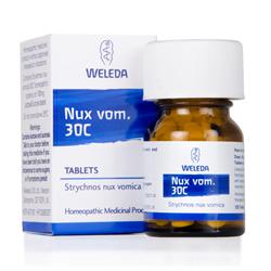 Nux Vom 30C - 125 tabs - Greenlands Health Store