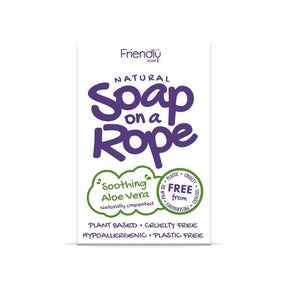 Aloe Vera - Natural Soap On A Rope 125g - Greenlands Health Store