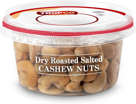 Tropgo Roasted Salted Cashews 180g - Greenlands Health Store