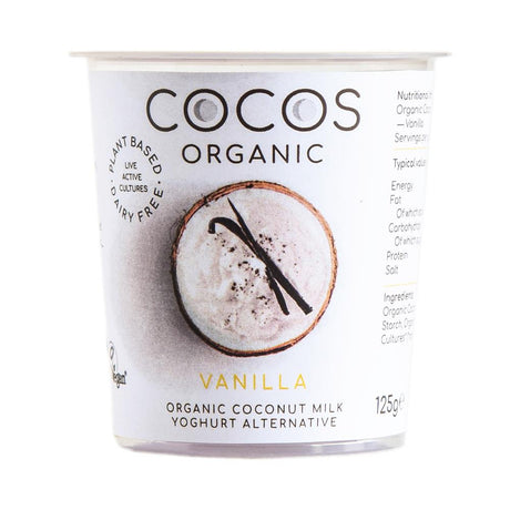 Organic Vanilla Coconut Milk Yoghurt 125g - Greenlands Health Store