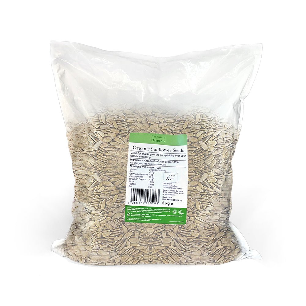 Organic Sunflower Seeds 5kg - Greenlands Health Store