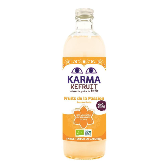 Karma Waterkefir Passion Fruit & Vanilla 750ml - Greenlands Health Store